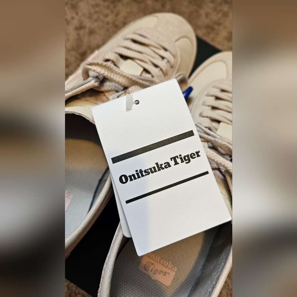 Onitsuka Tiger Oatmeal And Ginger Peach NEW size Unisex 8.5 Womens 10 - Picture 8 of 10
